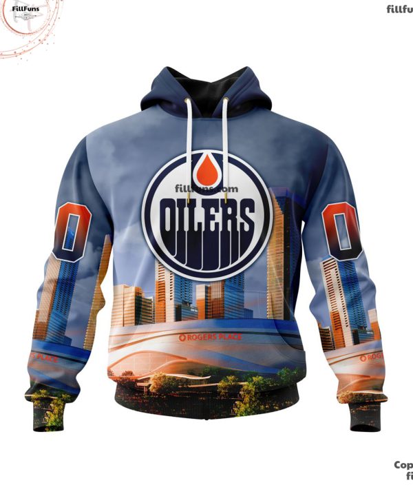 Personalized NHL Edmonton Oilers Special Design With Rogers Place Hoodie Limited