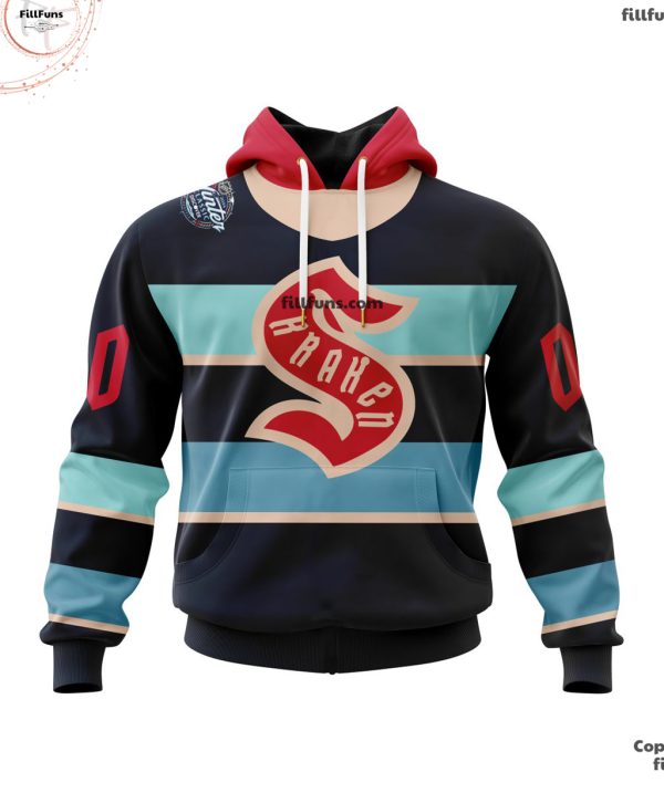 Personalized NHL Seattle Kraken 2024 Winter Classic Design Concept Hoodie Limited