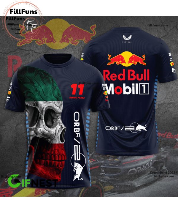 Oracle Red Bull Racing No.11 Sergio Perez 3D T-Shirt