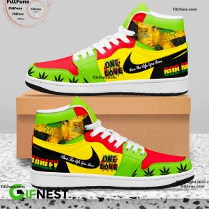 One Love Bob Marley Love The Life You Live – Live The Life You Love Air Jordan 1 High Top