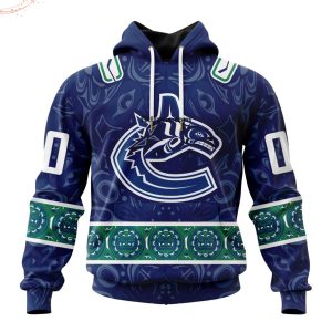 Personalized NHL Vancouver Canucks Special Design With Canadian Aboriginal Art Hoodie Limited