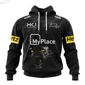 Personalized NRL Penrith Panthers Personalized 2024 Warm Up Kits Hoodie