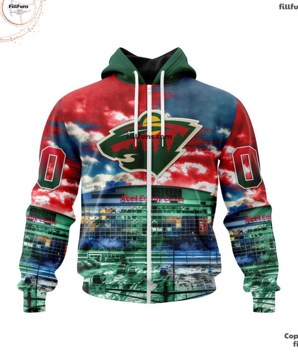 Personalized NHL Minnesota Wild Special Design With Xcel Energy Center Hoodie Limited