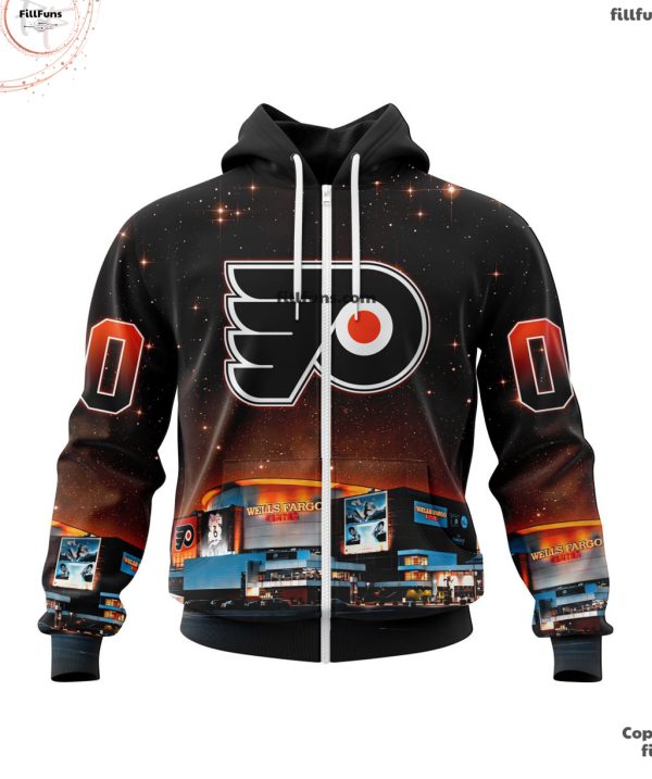 Personalized NHL Philadelphia Flyers Special Design With Wells Fargo Center Hoodie Limited