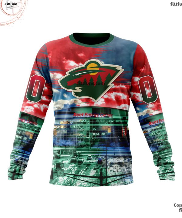 Personalized NHL Minnesota Wild Special Design With Xcel Energy Center Hoodie Limited