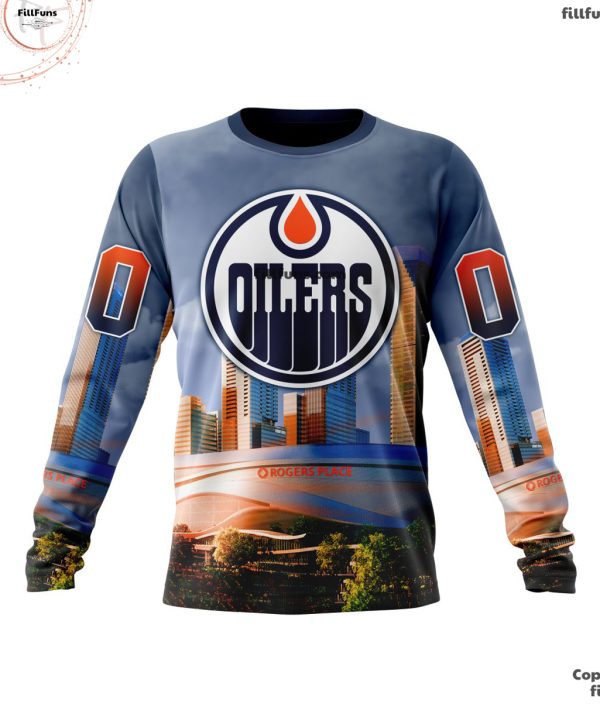 Personalized NHL Edmonton Oilers Special Design With Rogers Place Hoodie Limited