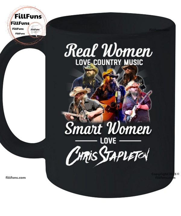 Real Women Love Country Music Smart Women Love Chris Stapleton T-Shirt