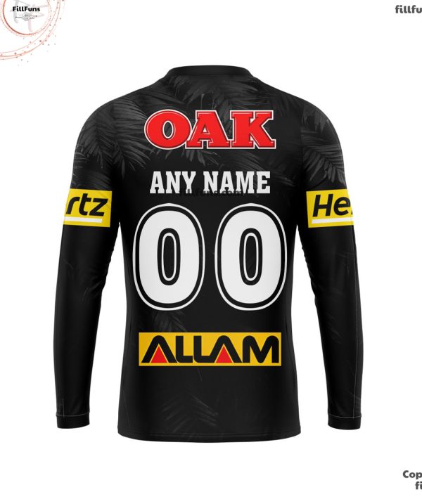 Personalized NRL Penrith Panthers Personalized 2024 Warm Up Kits Hoodie