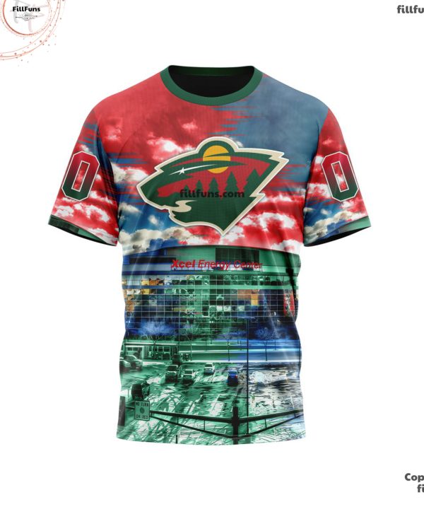 Personalized NHL Minnesota Wild Special Design With Xcel Energy Center Hoodie Limited