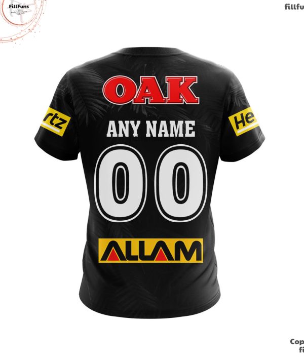 Personalized NRL Penrith Panthers Personalized 2024 Warm Up Kits Hoodie