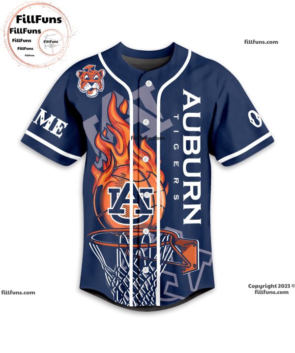 Auburn Tigers All Auburn All Orange Custom Baseball Jersey