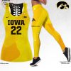 B1G Iowa 22 Caitlin Clark Combo Hollow Tanktop, Leggings – White