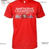 2023 2024 Divisional Super Bowl LVIII Winners Kansas City Chiefs Unisex T-Shirt