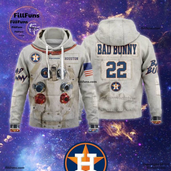 Bad Bunny Houston Astros Space Combo Hoodie, Longpants