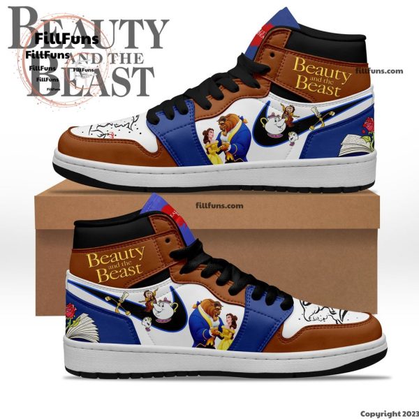 Beauty And The Beast Air Jordan 1 Shoes