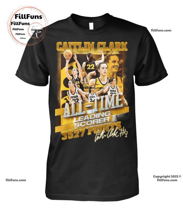 Caitlin Clark All-Time Leading Scorer 3527 Points Unisex T-Shirt