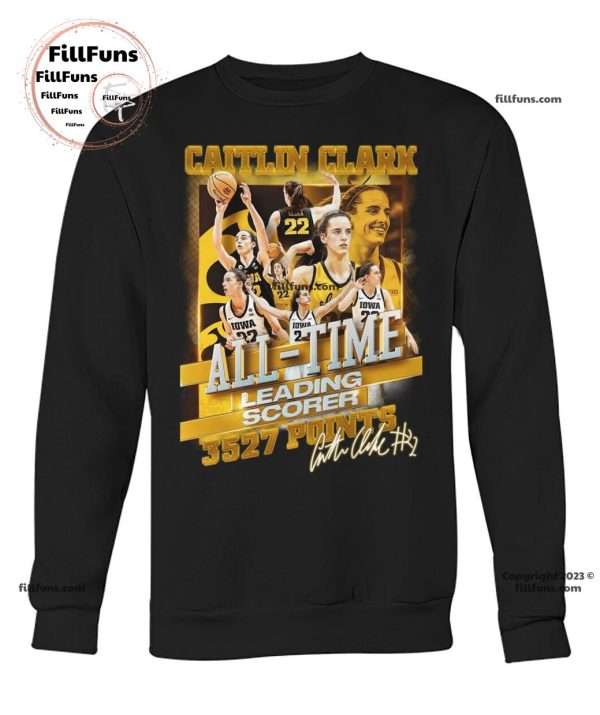 Caitlin Clark All-Time Leading Scorer 3527 Points Unisex T-Shirt