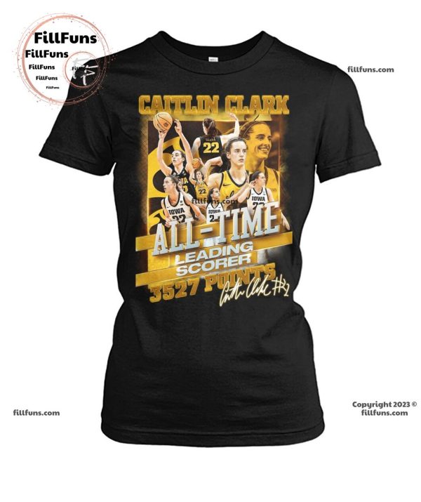 Caitlin Clark All-Time Leading Scorer 3527 Points Unisex T-Shirt