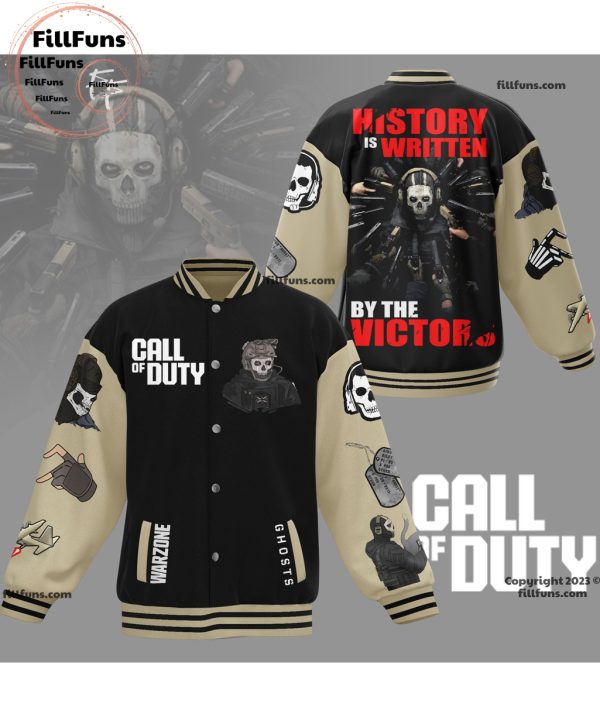 Call Of Duty Historu Is Written By The Victors Baseball Jacket