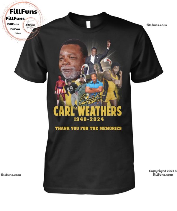 Carl Weathers 1948 – 2024 Thank You For The Memories T-Shirt