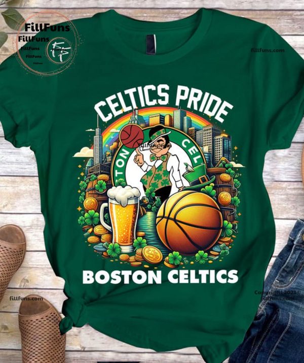 Celtics Pride Boston Celtics Happy St Patrick’s Day T-Shirt