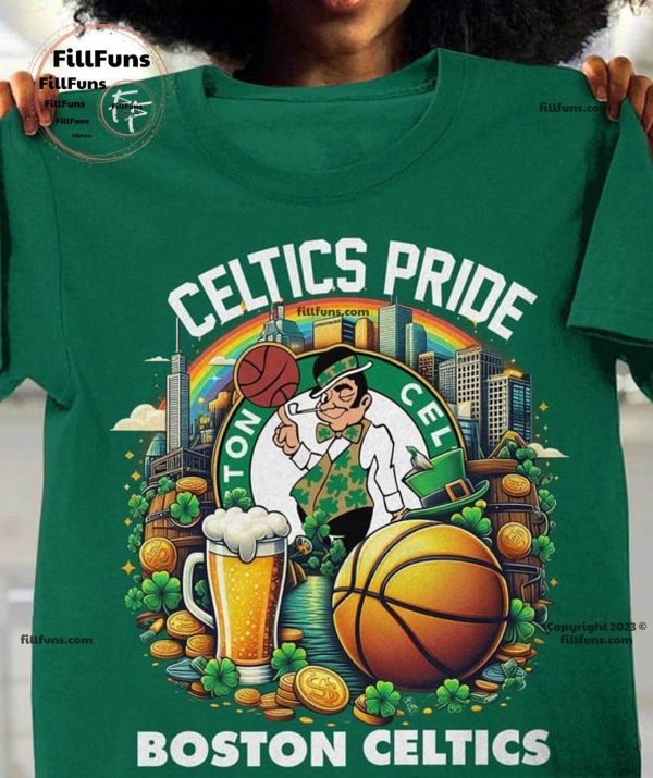 Celtics Pride Boston Celtics Happy St Patrick’s Day T-Shirt