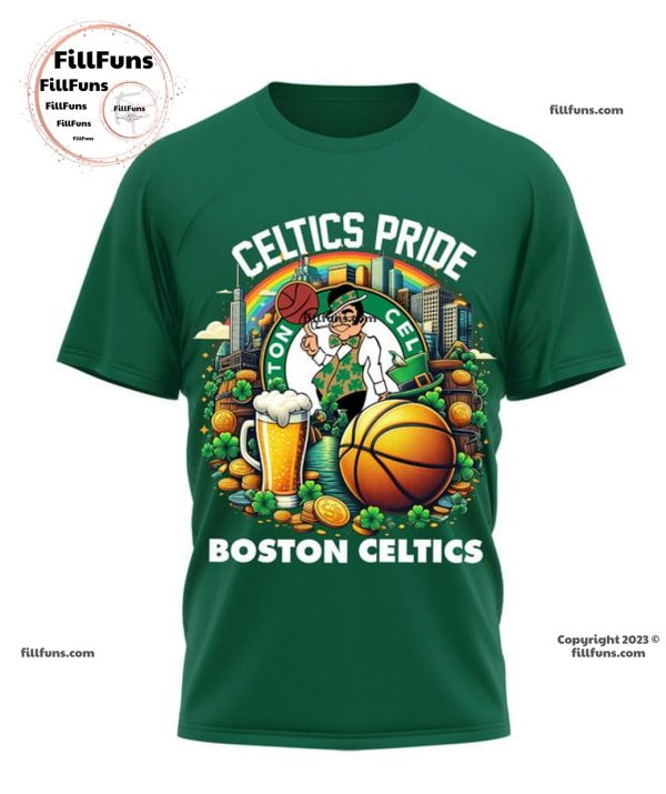 Celtics Pride Boston Celtics Happy St Patrick’s Day T-Shirt