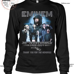 Eminem 36th Anniversary 1988 – 2024 Thank You For The Memories Unisex T-Shirt