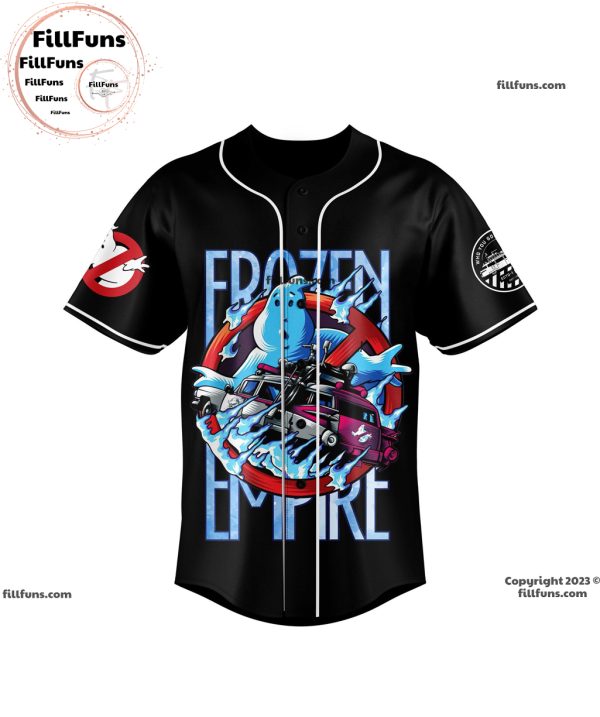 Ghostbusters Frozen Empire Custom Baseball Jersey