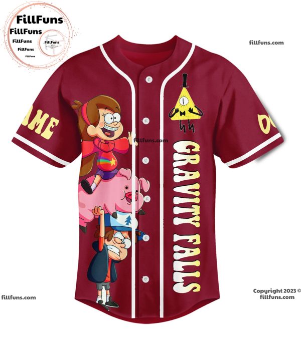 Gravity Falls Reality Is An Illusion The Universe Is A Hologram Custom Baseball Jersey