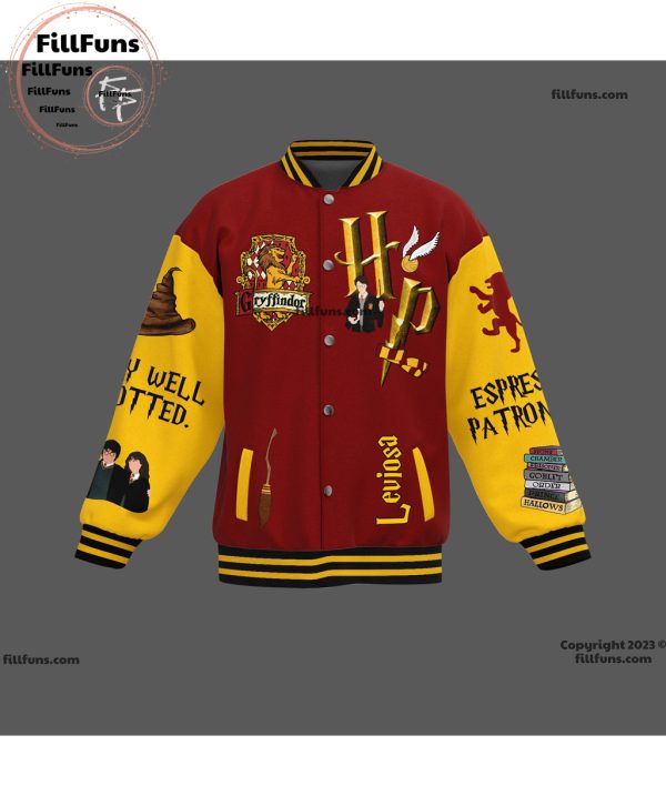 Gryffindor Harry Potter Where Dwell The Brave At Heart Baseball Jacket