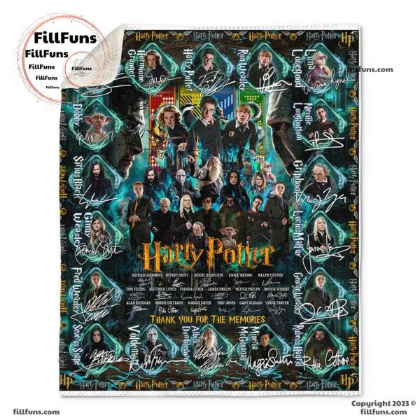 Harry Potter Thank You For The Memories New 2024 Blanket