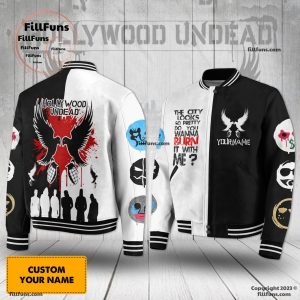 Hollywood Undead City Custom Name Baseball Jacket