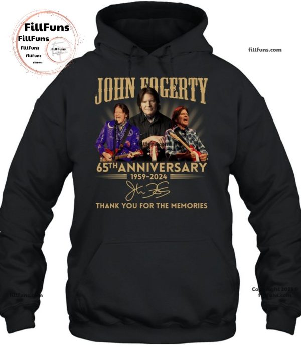 John Fogerty 65th Anniversary 1959 – 2024 Thank You For The Memories T-Shirt