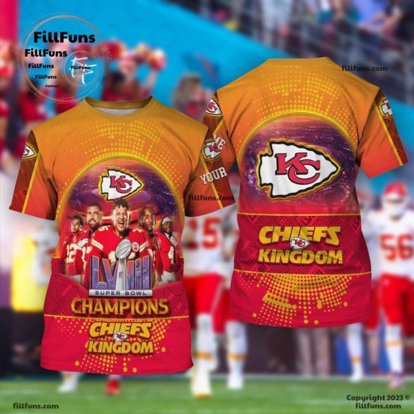 Kansas City Chiefs Super Bowl LVIII Champions Chiefs Kingdom Hoodie, Jogger, Cap