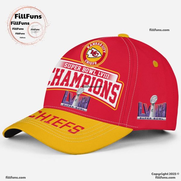 Kansas City Chiefs Super Bowl LVIII Champions Go Chiefs Red Classic Cap