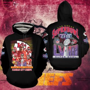 Las Vegas Super Bowl LVIII 2024 Kansas City Chiefs Hoodie