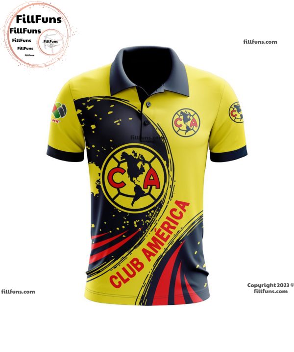 LIGA MX Club America Special Design Polo Shirt