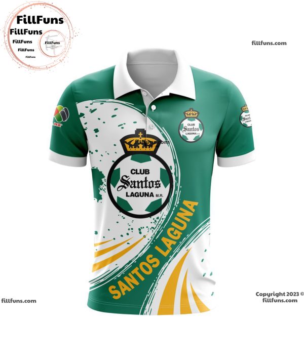 LIGA MX Club Santos Laguna Special Design Polo Shirt