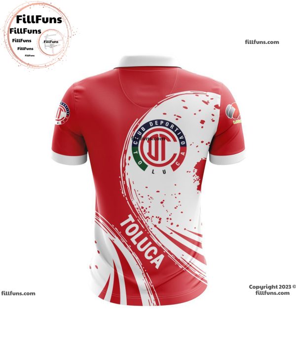 LIGA MX Deportivo Toluca Special Design Polo Shirt