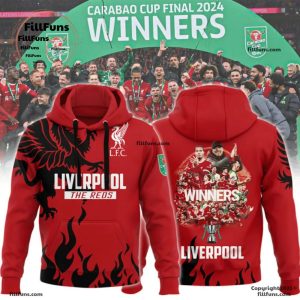Liverpool F.C The Reds Winners Carabao Cup 3D T-Shirt