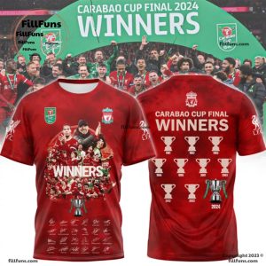 Liverpool F.C Winners Carabao Cup 3D T-Shirt