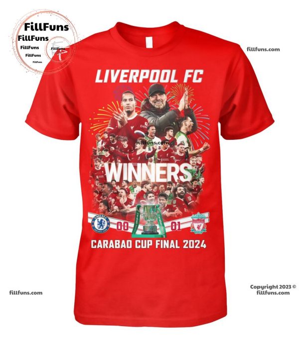 Liverpool F.C Winners Carabao Cup Final 2024 T-Shirt – Limited Edition