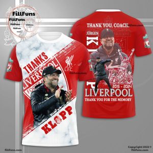 Liverpool x Jurgen Klopp 3D T-Shirt