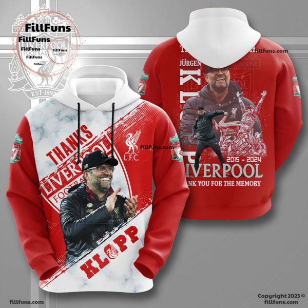 Liverpool x Jurgen Klopp 3D T-Shirt