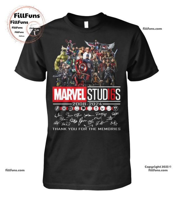 Marvel Stud16s 2008 – 2024 Thank You For The Memories T-Shirt