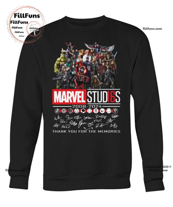 Marvel Stud16s 2008 – 2024 Thank You For The Memories T-Shirt