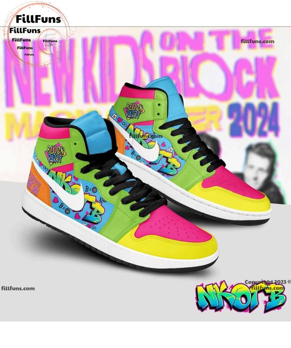 New Kids On The Block Magic Summer 2024 Block Party Air Jordan 1 Shoes