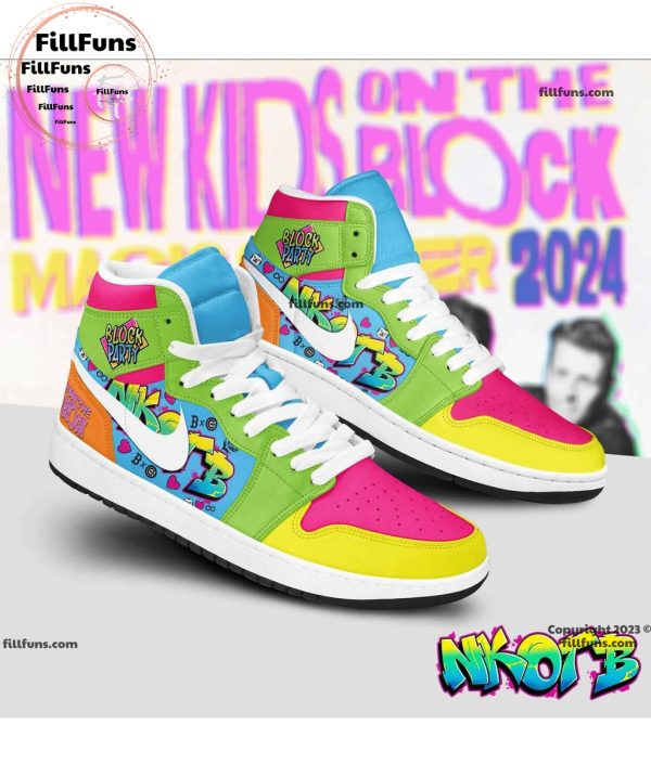 New Kids On The Block Magic Summer 2024 Block Party Air Jordan 1 Shoes