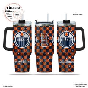 NHL Edmonton Oilers Special Design 40oz Tumbler With Handle